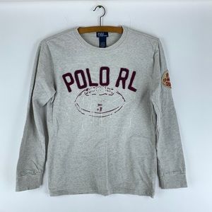 POLO Ralph Lauren Long Sleeve T Shirt Football